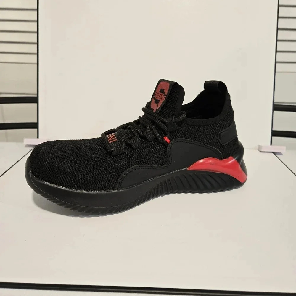 Kivini Black Steel Toe Sneakers – Protective and Stylish - Picture 4 of 9